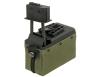 Preview: Softair.Zone M249/MK46 1500 RDS electric Box Mag Olive Drab